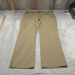 Ariat Pants Mens 38x30 Brown Rebar M4 Relaxed Straight Canvas Durable Utility